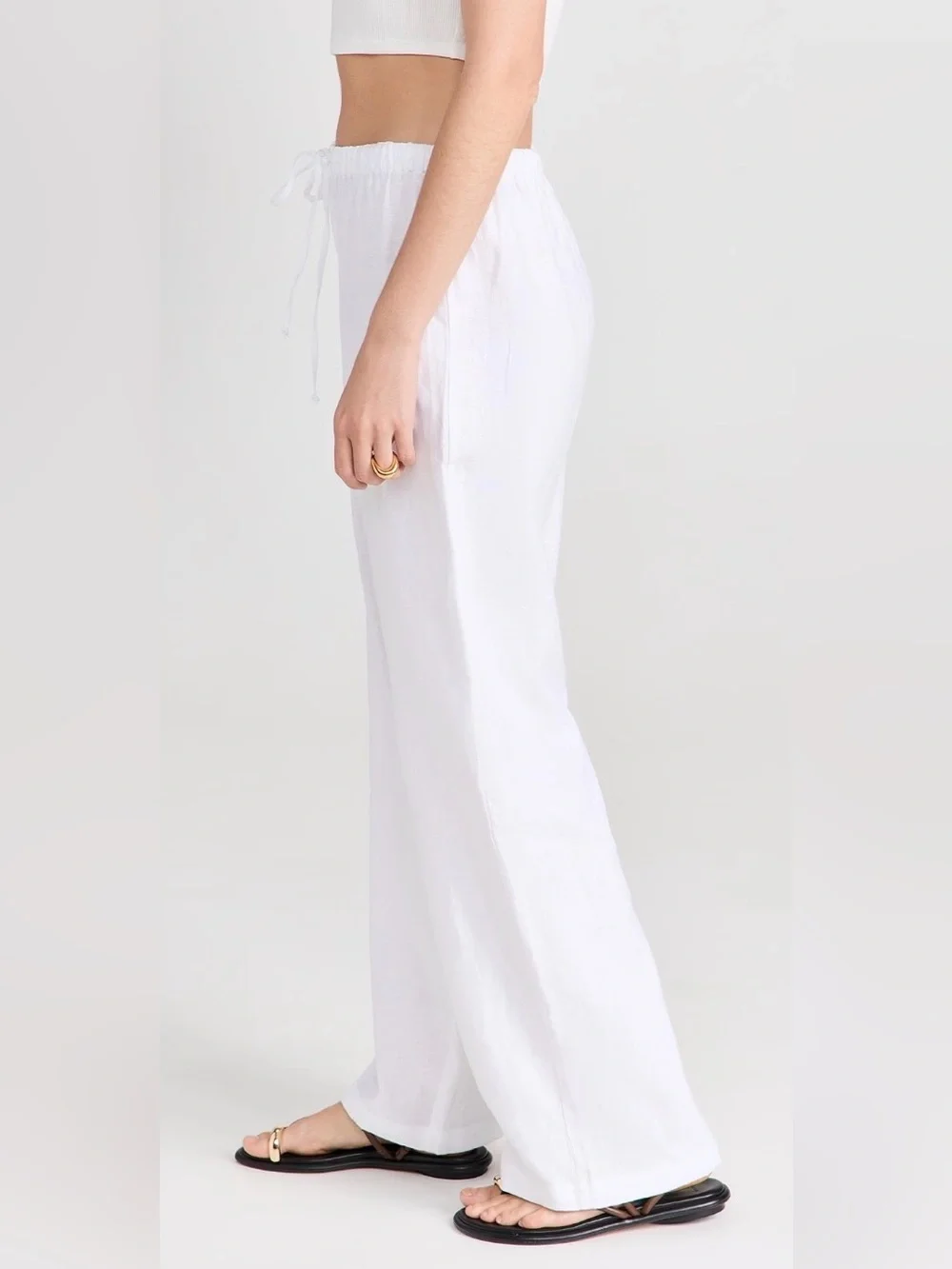 Reformation white linen